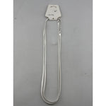 Smooth Flat Link Silver Chain 925