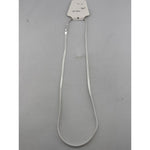 Smooth Flat Link Silver Chain 925