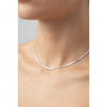 Snake Chain Silver Necklace in 925 Sterling Silver