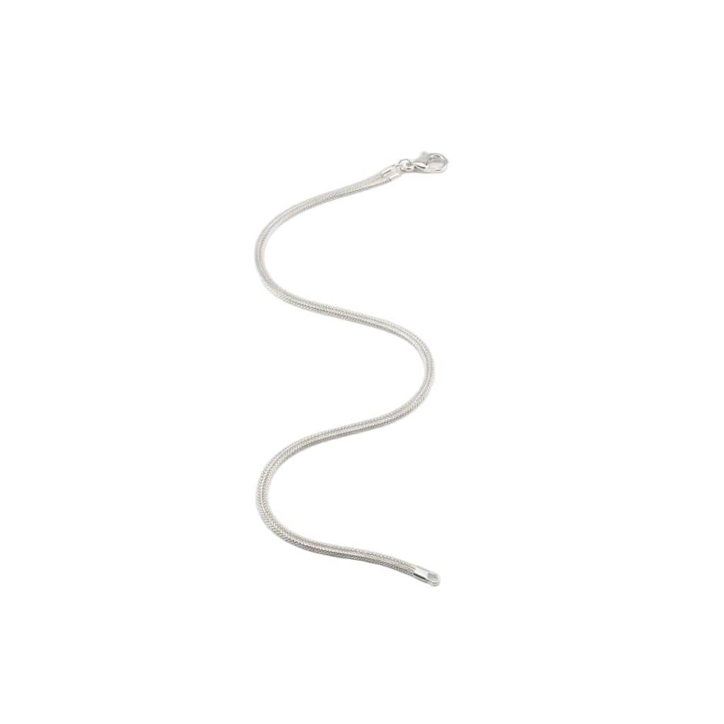 Snake Chain Silver Necklace in 925 Sterling Silver | Smooth