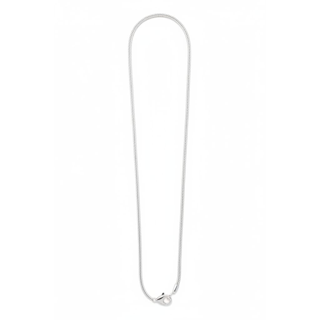 Snake Silver Chain in 925 Sterling Silver | Smooth Flexible