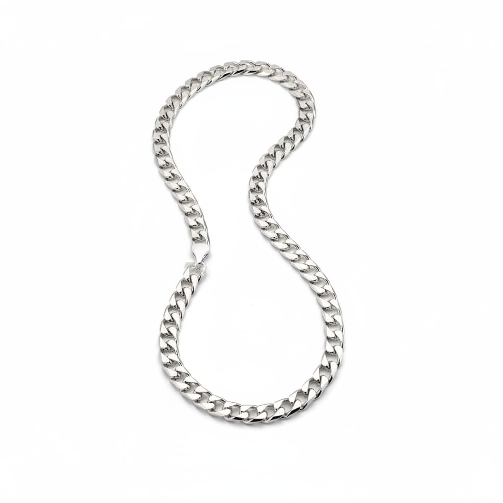 Sterling Silver (92.5% purity) Diamond Cut Cuban Chain