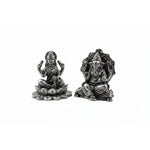 Sterling Silver (92.5% purity) Ganesh Lakshmi Idol 120gm –