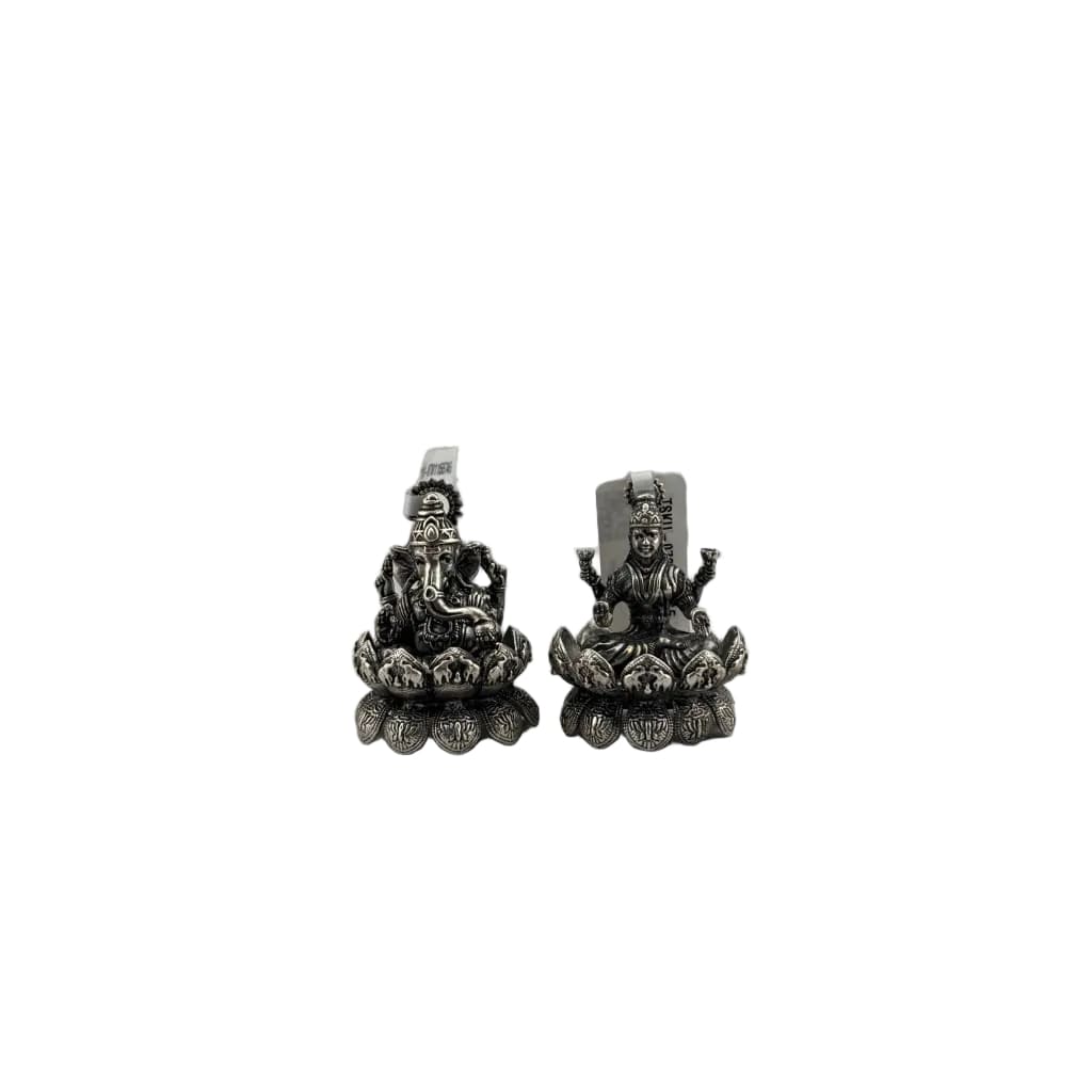 Sterling Silver (92.5% purity) Ganesh Lakshmi Idol 50gm –