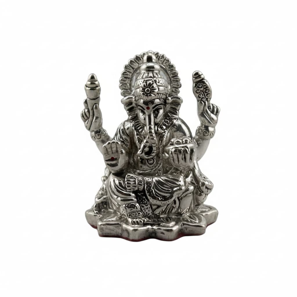 Sterling Silver (92.5% purity) Ganesha Idol Design 4 16gm –