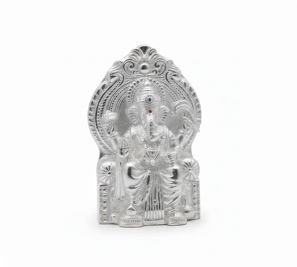 Sterling Silver (92.5% purity) Lord Ganesh Idol 10gm –