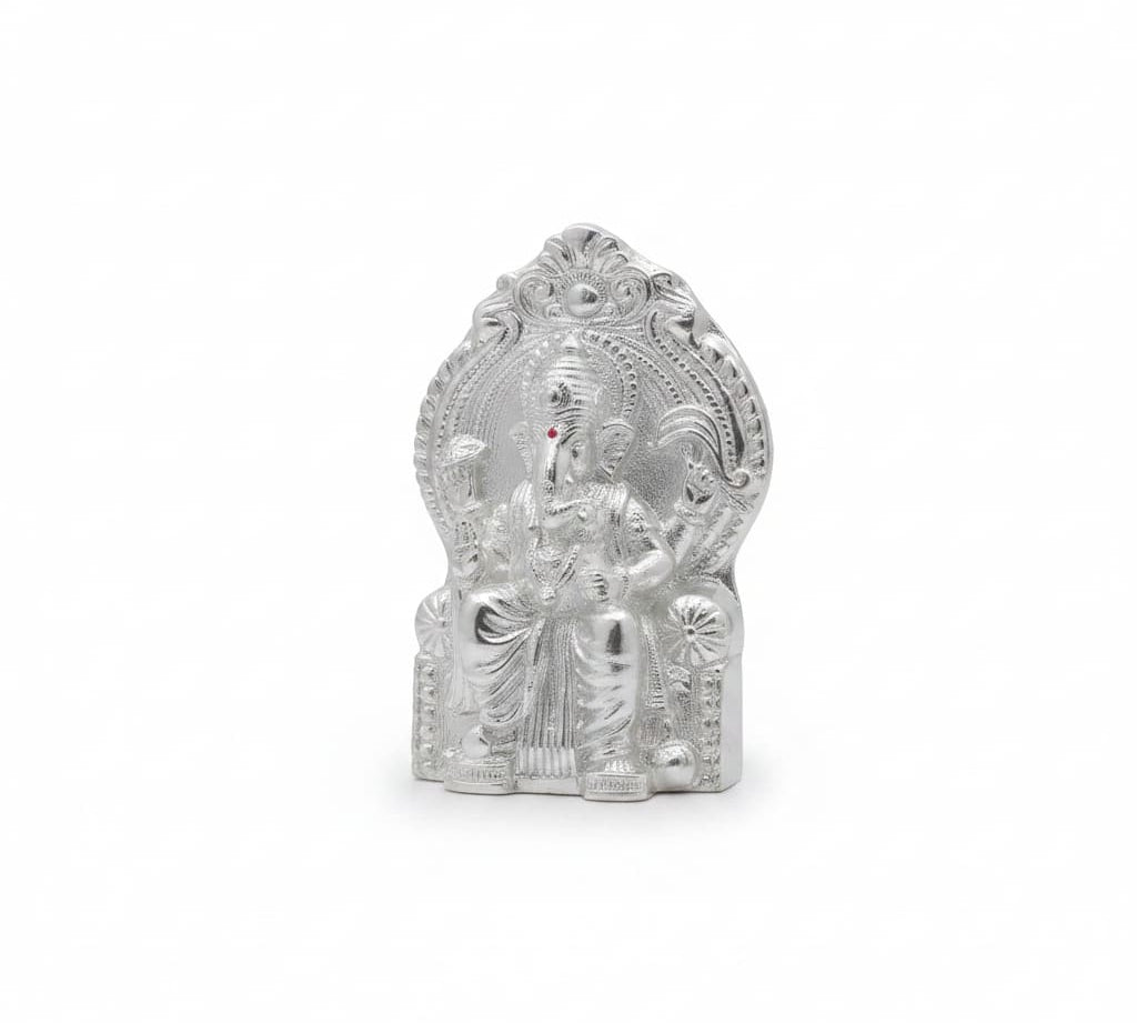 Sterling Silver (92.5% purity) Lord Ganesh Idol 10gm –