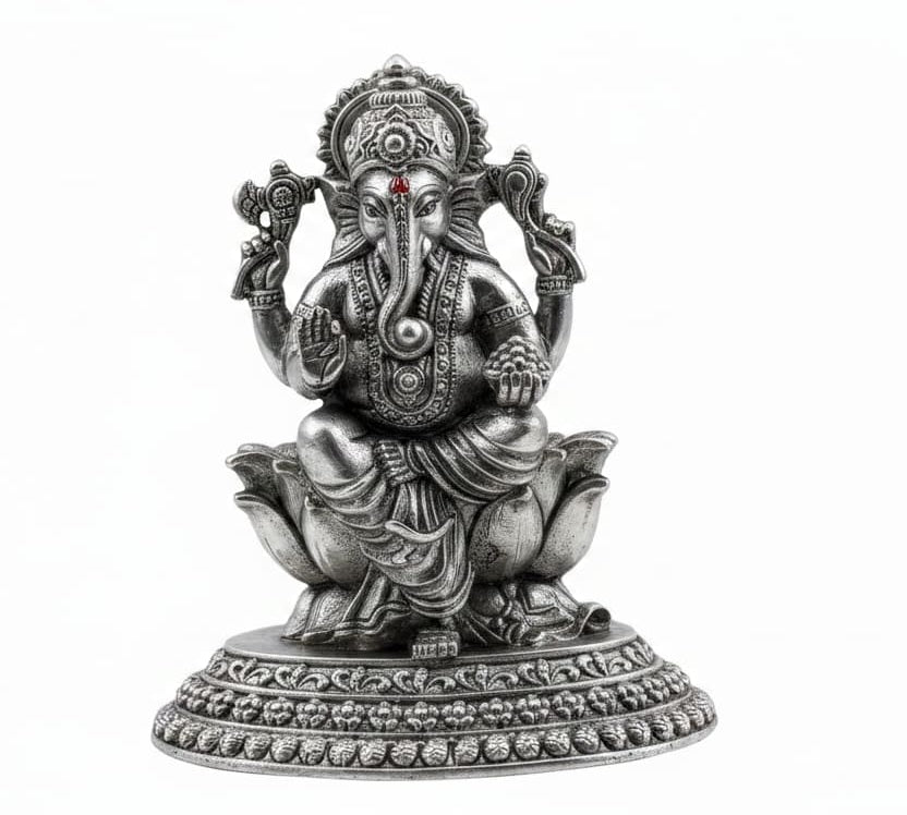 Sterling Silver (92.5% purity) Lord Ganesh Idol – Ganesha