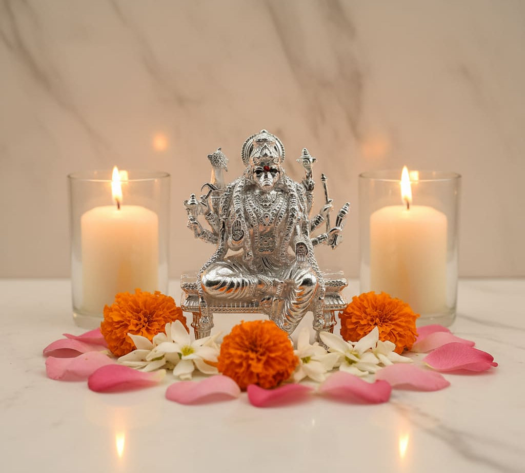 Sterling Silver (92.5% purity) Lord Narasimha Idol/ murti