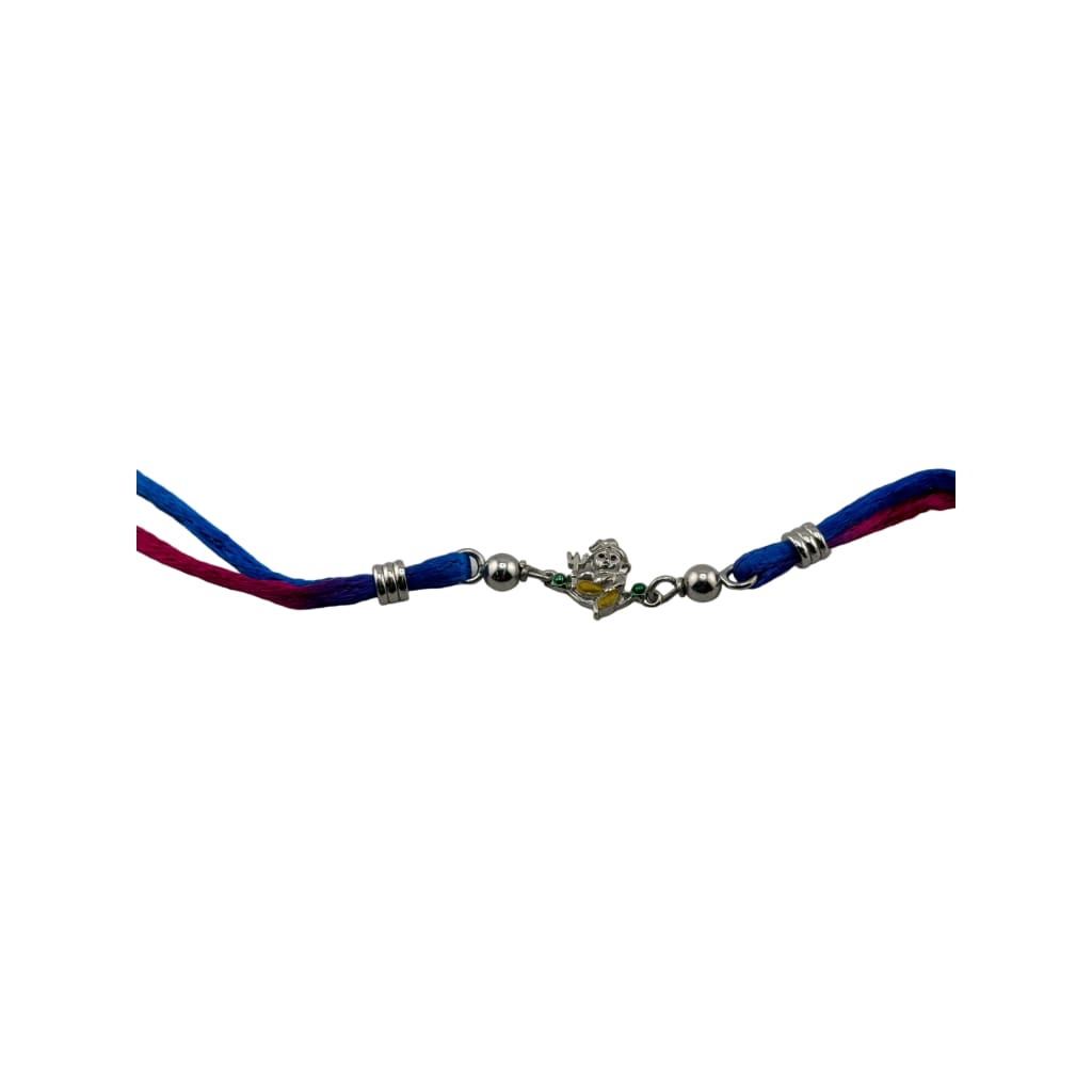 Sterling Silver (92.5% purity) Rakhi Little Shiv / rakhi
