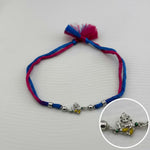 Sterling Silver (92.5% purity) Rakhi Little Shiv / rakhi