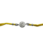 Sterling Silver (92.5% purity) Rakhi Shri / rakhi for bhai