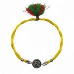 Sterling Silver (92.5% purity) Rakhi Shri / rakhi for bhai
