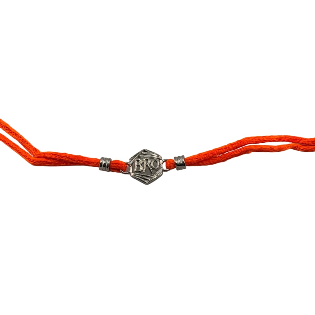 Sterling Silver (92.5% purity)Rakhi thread BRO 1/ pure