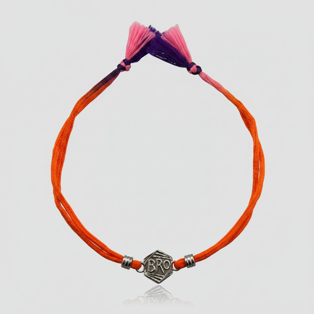 Sterling Silver (92.5% purity)Rakhi thread BRO 1/ pure
