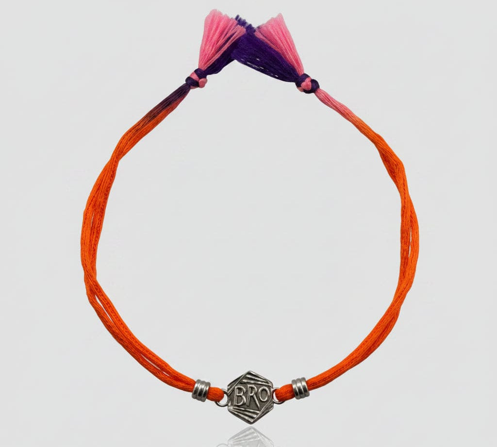Sterling Silver (92.5% purity)Rakhi thread BRO 1/ pure