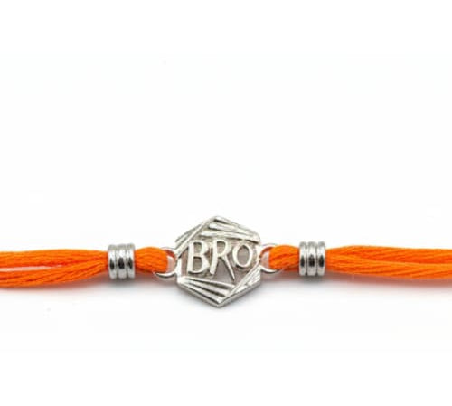Sterling Silver (92.5% purity)Rakhi thread BRO 1/ pure