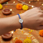 Sterling silver (92.5% purity) Shree Ganesh Rakhi thread –