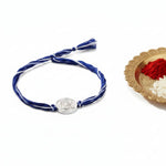 Sterling silver (92.5% purity) Shree Ganesh Rakhi thread –