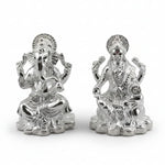 sterling Silver (92.5% purity) Solid Silver Ganesh Lakshmi