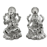 sterling Silver (92.5% purity) Solid Silver Ganesh Lakshmi