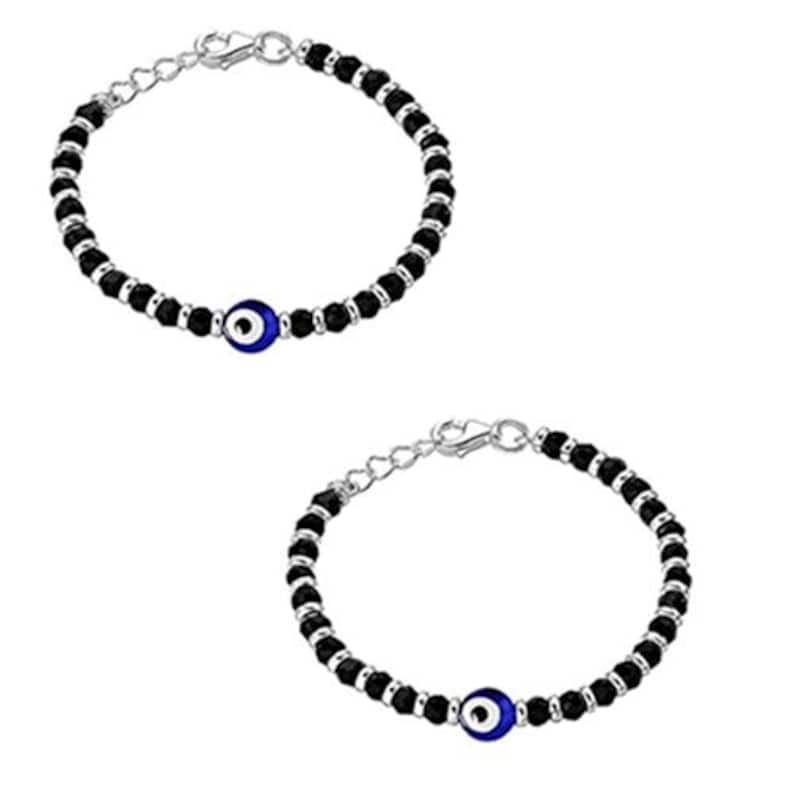 Sterling Silver Adjustable Nazariya Bracelet for Kids (1 – 3 Years)
