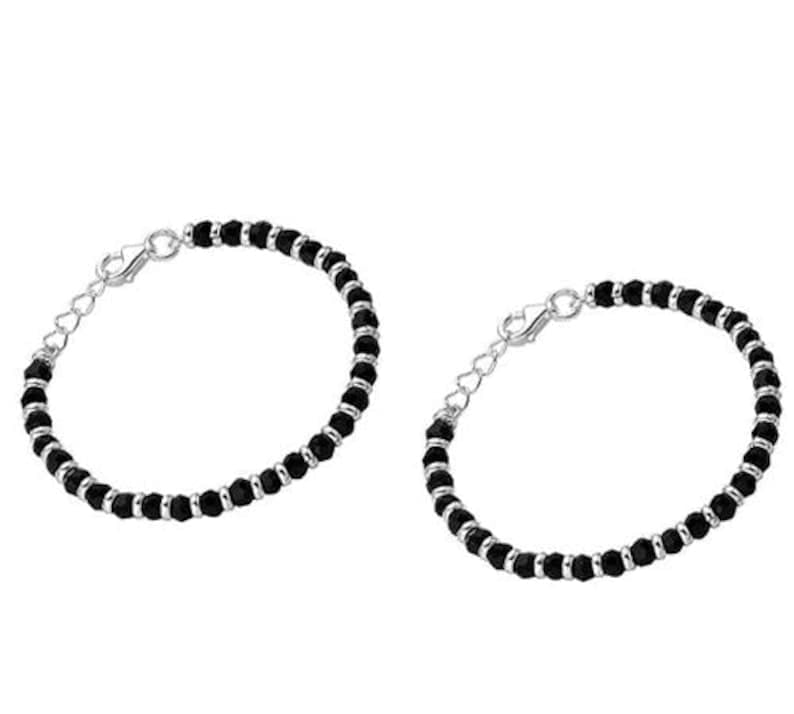Sterling Silver Adjustable Nazariya Bracelet for Kids (5 – 6 Years) – 6 inch