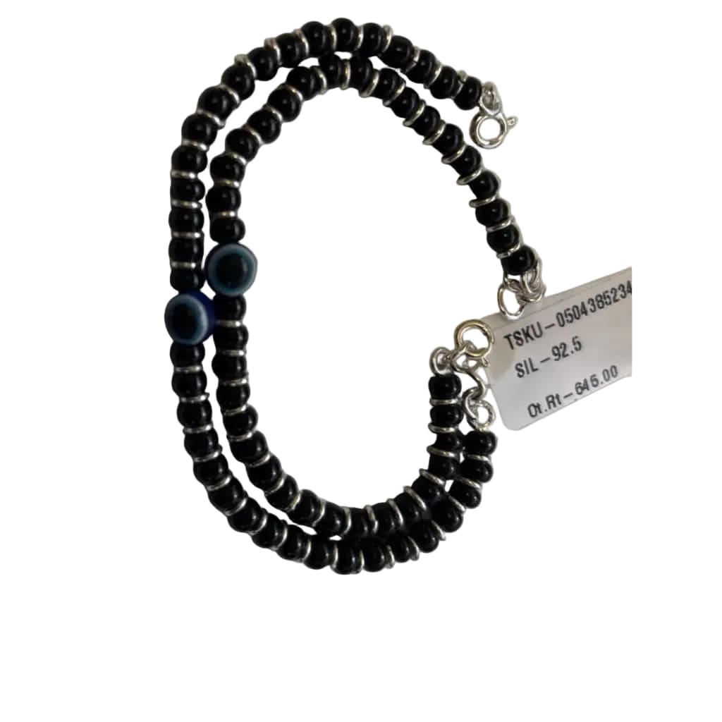 Sterling Silver Adjustable Nazariya Bracelet for Kids