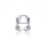 Sterling Silver Adjustable Wide Band Ring (7g) – view 4