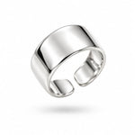 Sterling Silver Adjustable Wide Band Ring (7g)