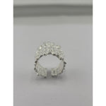Sterling Silver Bamboo Lattice Ring (7g)