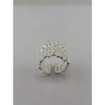 Sterling Silver Bamboo Lattice Ring (7g) – view 2