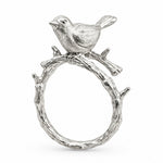 Sterling Silver Bird on Branch Ring (5.51g) – view 4