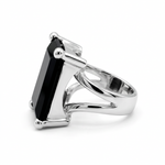 Sterling Silver Black Onyx Ring – view 4