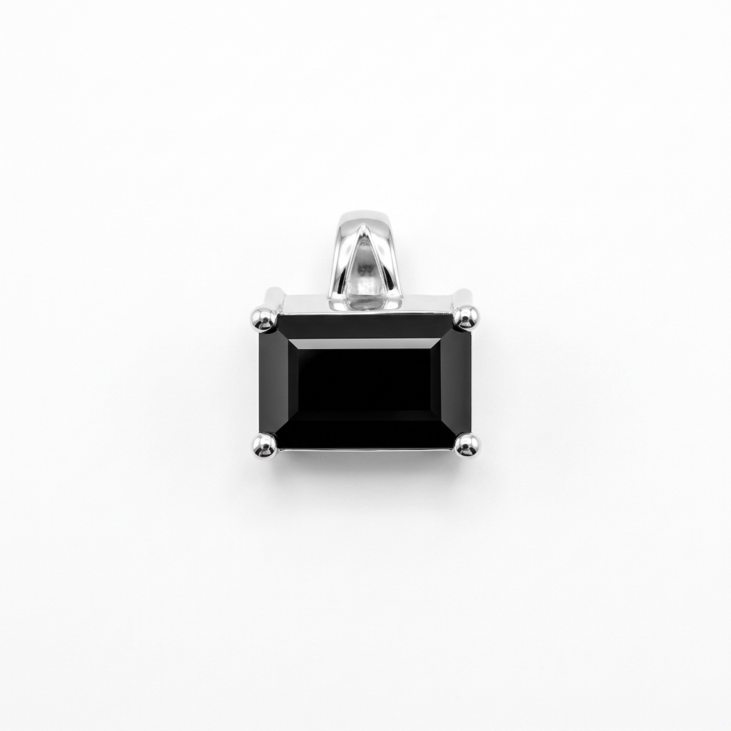 Sterling Silver Black Onyx Ring – view 3