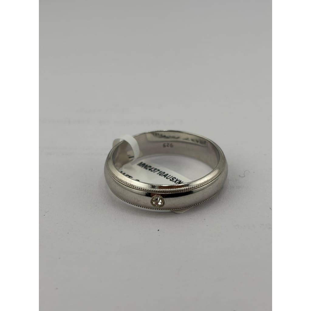 Sterling Silver Diamond Accent Ring – view 3