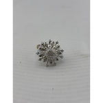Sterling Silver Flower Ring (5.7g) – view 3
