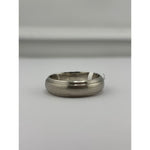 Sterling Silver Grooved Band Ring – view 3