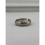 Sterling Silver Grooved Band Ring
