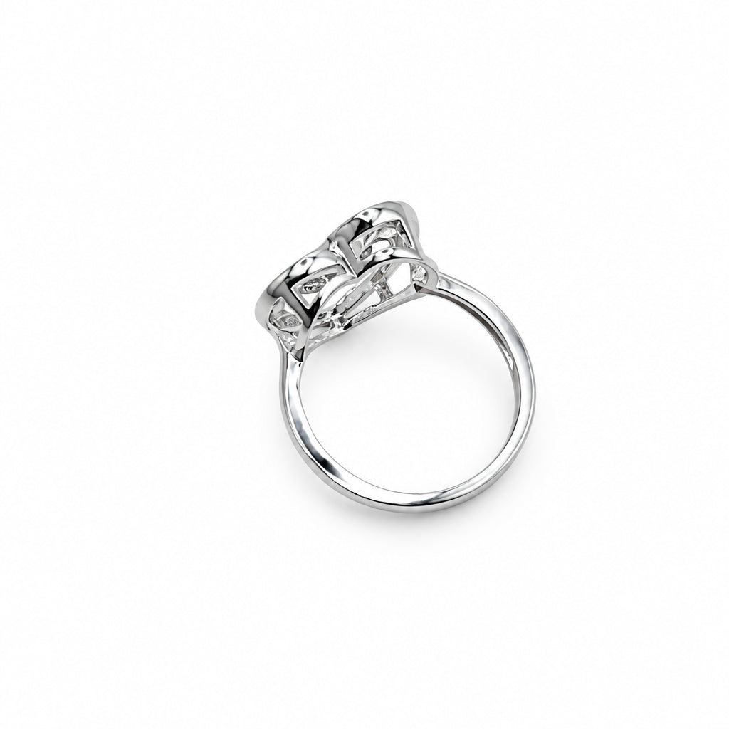 Sterling Silver Heart Ring (3g) – view 5