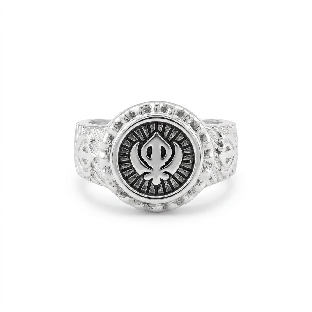 Sterling Silver Khanda Ring – view 3