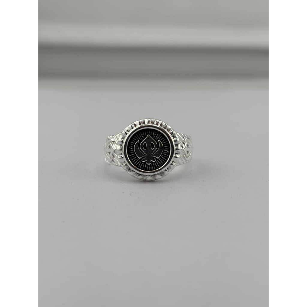 Sterling Silver Khanda Ring – view 4