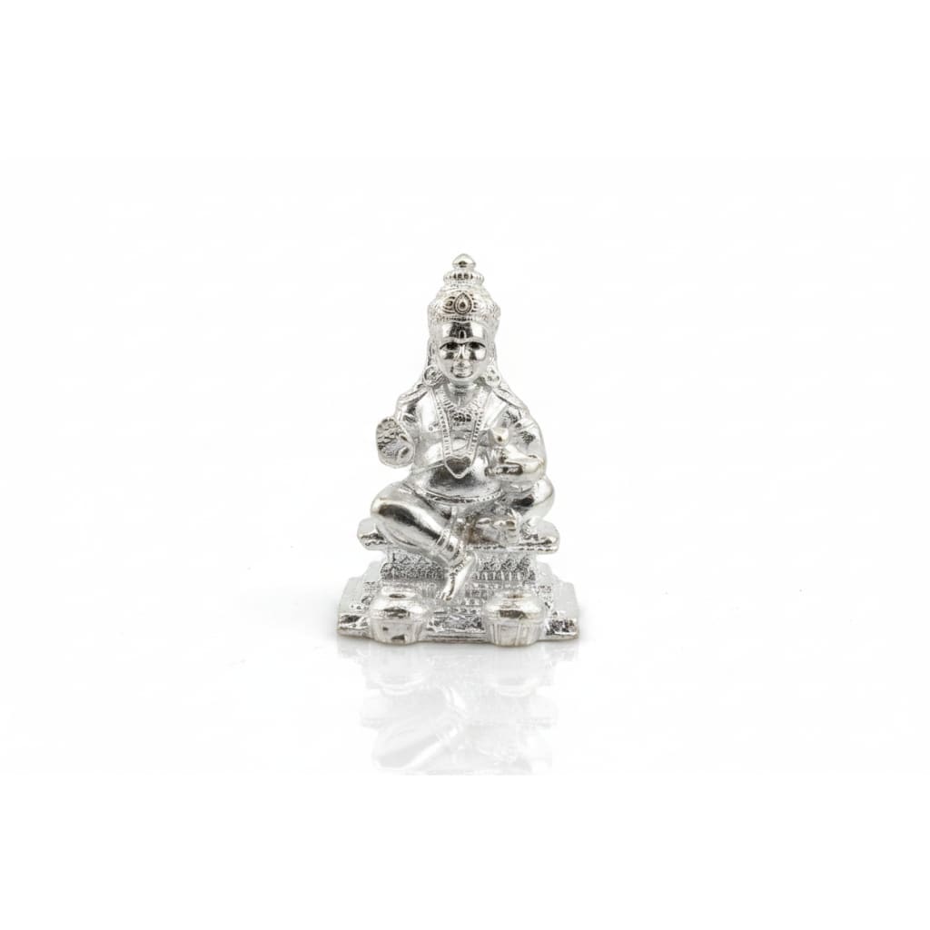 Sterling Silver Kubera Idol 31gm – Wealth God Murti