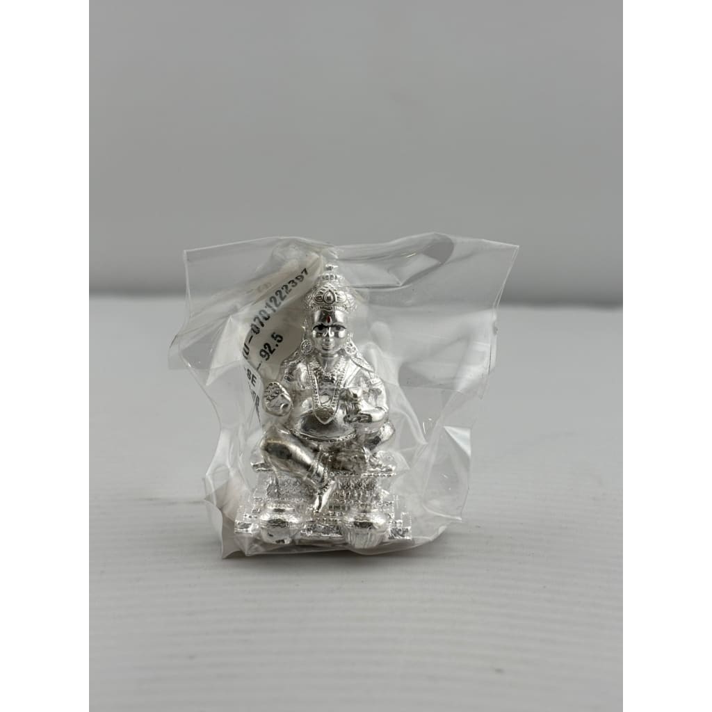 Sterling Silver Kubera Idol 31gm – Wealth God Murti for Home Mandir & Gifting