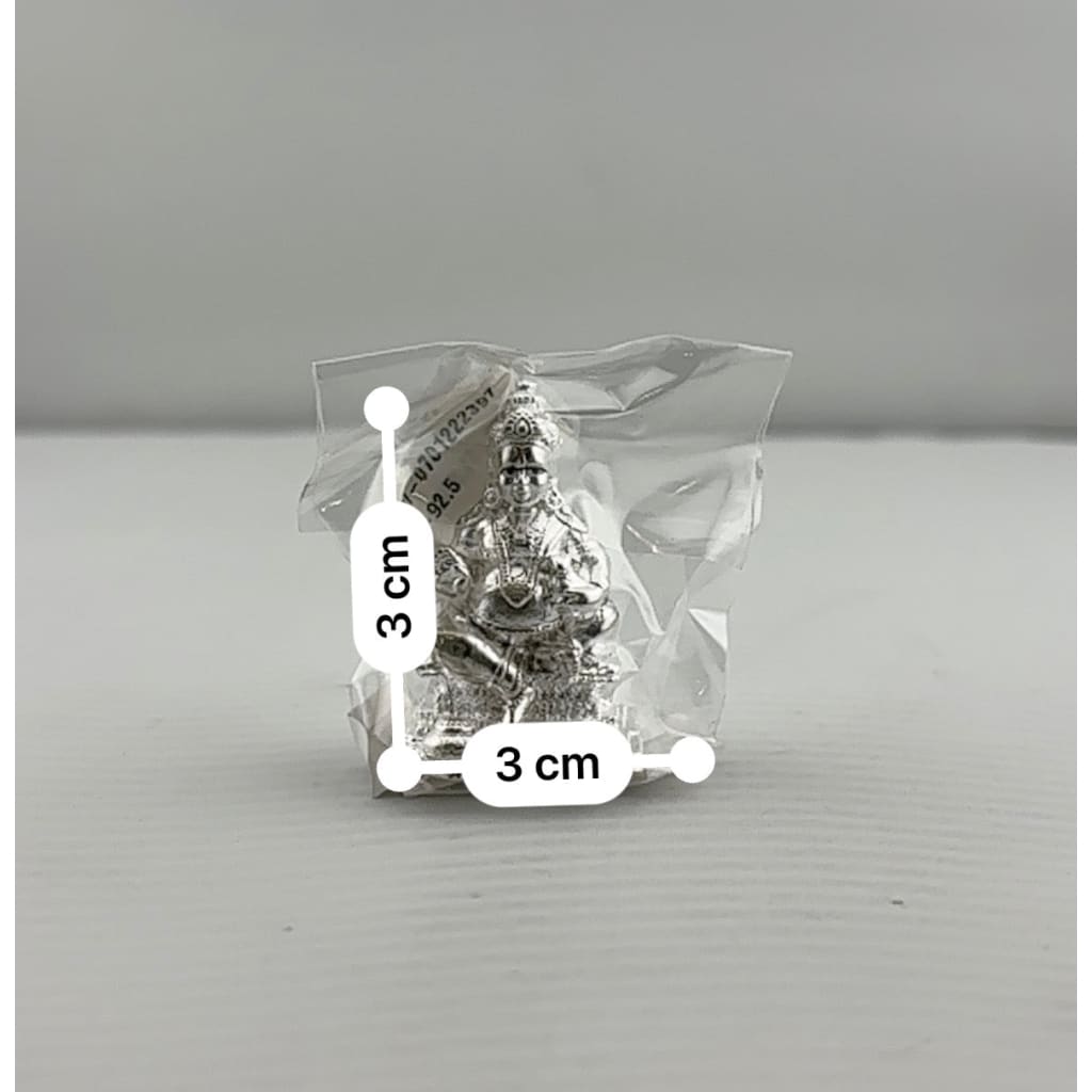 Sterling Silver Kubera Idol 31gm – Wealth God Murti for Home Mandir & Gifting