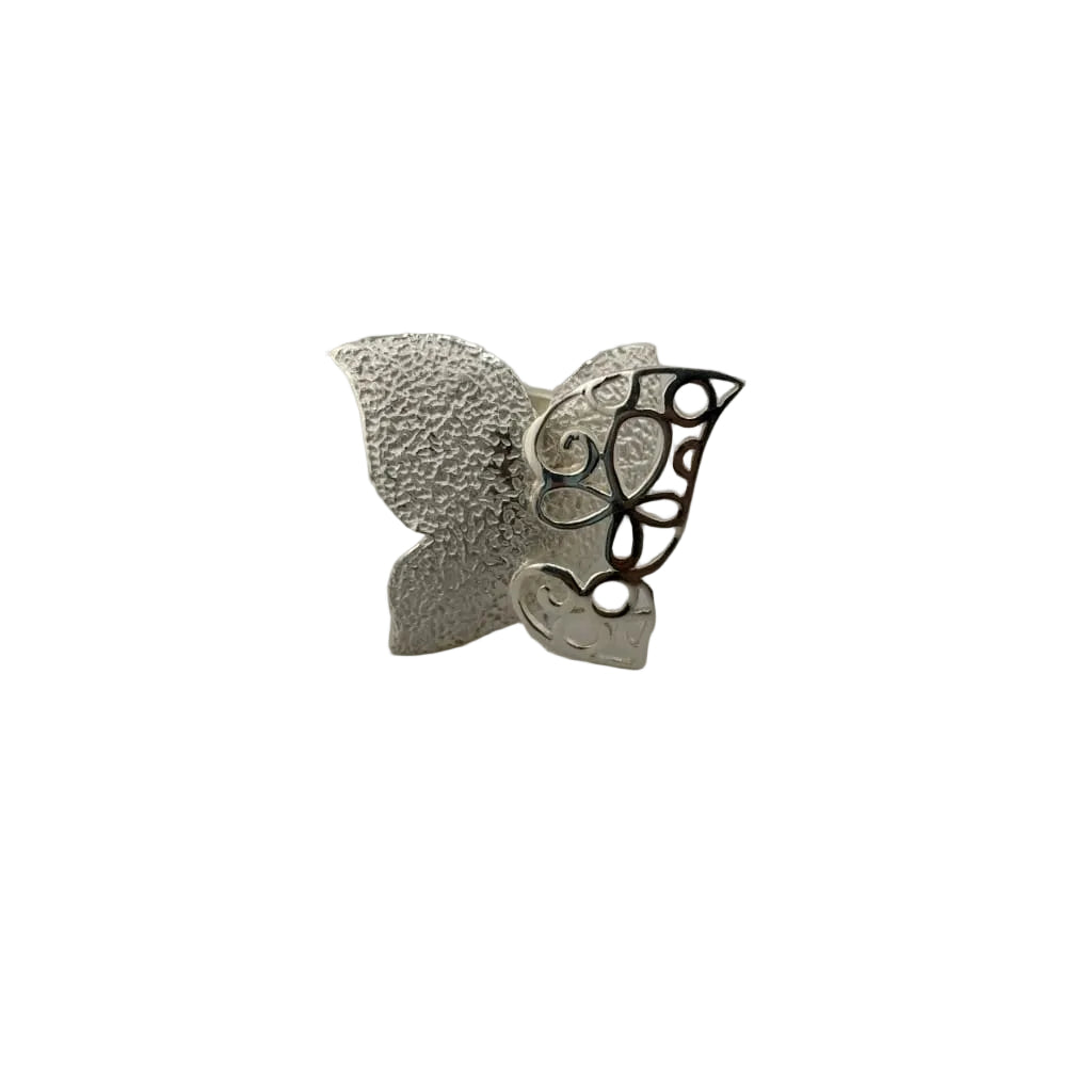 Sterling Silver Leaf Ring – view 5