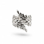 Sterling Silver Leaf Wrap Ring (5.61g)