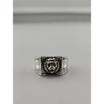 Sterling Silver Lion Head Ring