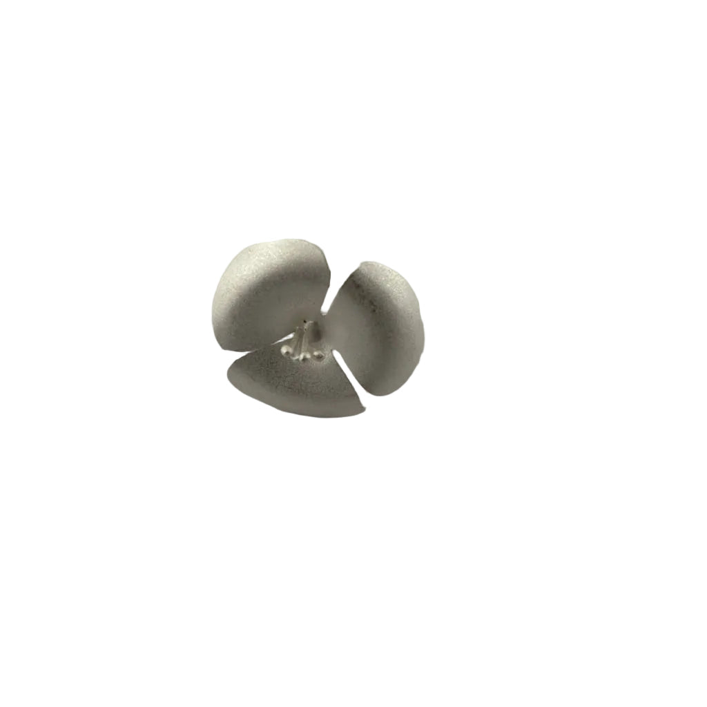 Sterling Silver Matte Blossom Ring – view 3