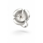 Sterling Silver Matte Blossom Ring